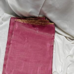 Pink 🩷 Shimmer Tissue Silk"44"