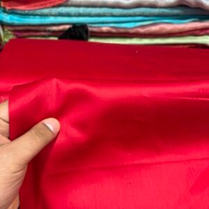 Red Glace Cotton Fabric
