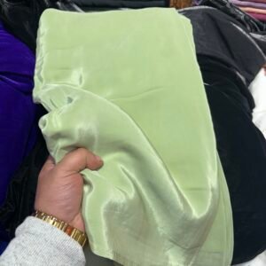 Lite Green Natural Crepe Silk “44”