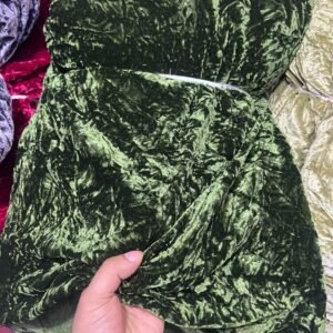 Mehendi Green Velvet Silk