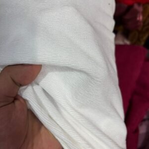 White Corduroy Velvet "56"