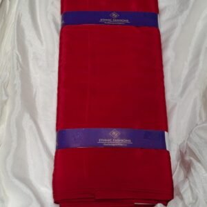 Red German Crepe silk "44"