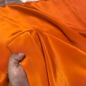 Rust Orange German Crepe Silk “44”