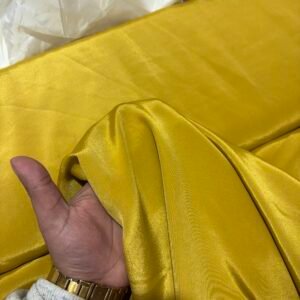 Neon Mustard German Crepe Silk “44”