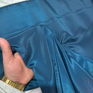 Teal Blue German Crepe Silk “44”