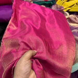 Magenta Shimmer Tissue Silk