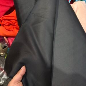 Black Cotton Silk