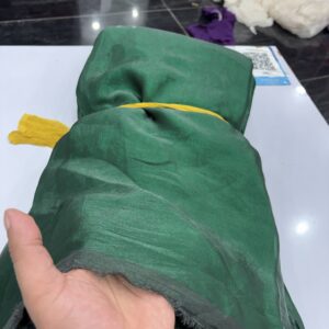 Lime Green Fendy Silk