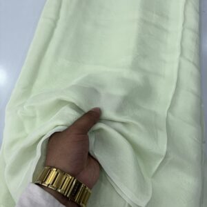 Water Green Shade Natural Crepe Silk
