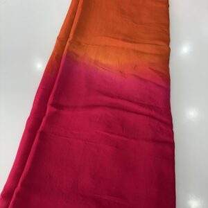 Rust + Magenta Double Tone Crepe “44”
