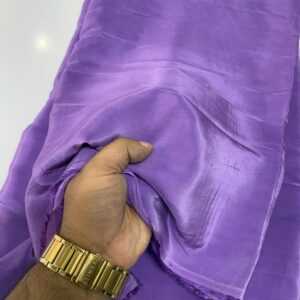 Deep Levender Natural Crepe Silk