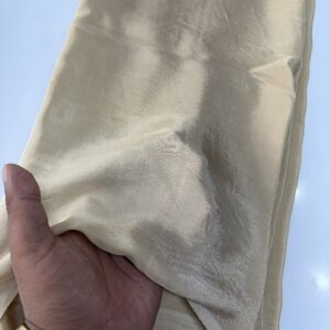 Beige Natural Crepe Silk