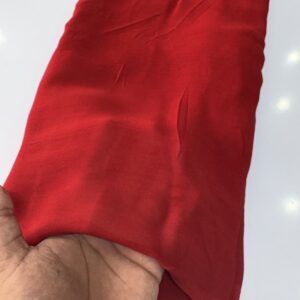 Red Premium Georgette