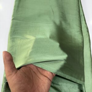 Green Pure Satin Silk
