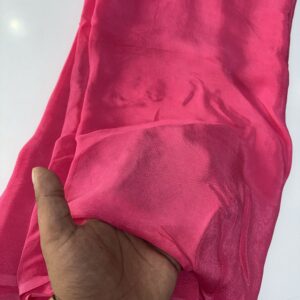 Pink Natural Crepe Silk