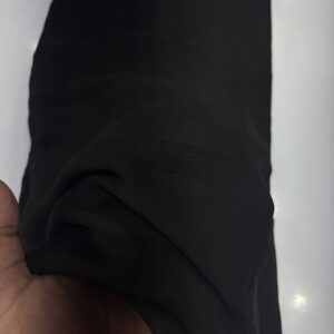Black Chinnon Silk