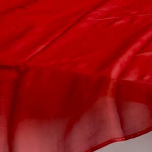 Red Pure Organza Fabric