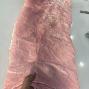Baby Pink Pure Velvet Silk
