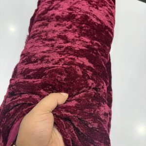 Reddish  Wine Pure Velvet Silk